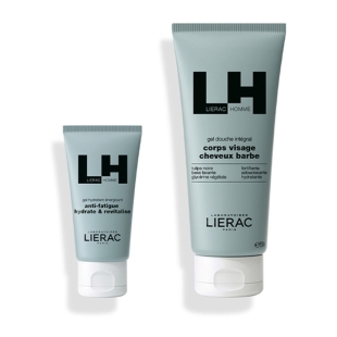 LIERAC Coffret Homme - Gel Hydratant Energisant Anti-fatigue 50ml + 1 Gel Douche 200ml