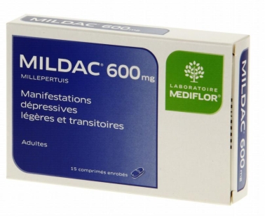 MILDAC 600 mg boîte de 15 comprimés