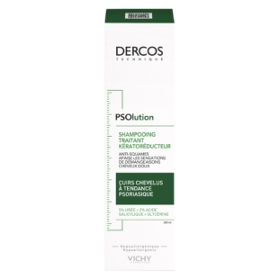 VICHY - Dercos PSOlution Shampooing Traitant Kératoréducteur 200 ml
