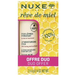 NUXE REVE DE MIEL Stick Lèvres Hydratant (Lot de 2 sticks)