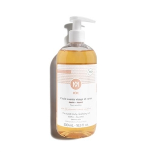 MEME COSMETICS - Huile lavante pour le corps - Peaux fragilisées - 500ml