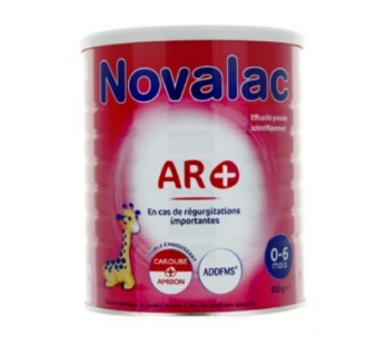 NOVALAC AR+ Lait Anti Régurgitations 1er Age 0-6 mois (800 gr)