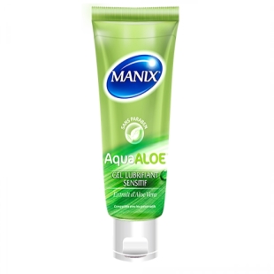 MANIX - Gel lubrifiant intime Aqua Aloe 80 ml