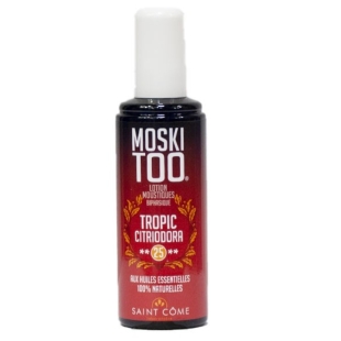 SAINT COME MOSKITOO - Lotion moustiques Biphasique Tropic Citriodora - 100 ml