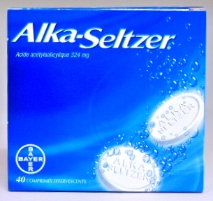 ALKA SELTZER - Comprimé Effervescent 324 mg  - 40 Comprimés Effervescents