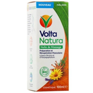 VoltaNatura - Huile de Massage Récupération Musculaire BIO - 100ml
