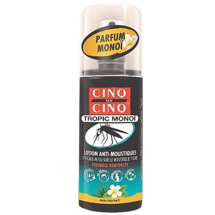CINQ SUR CINQ - Tropic Monoï Lotion Anti-Moustiques - Spray 75 ml
