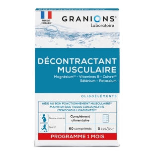 GRANIONS Décontractant Musculaire - 60 comprimés