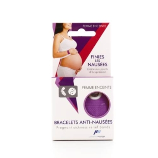 PHARMAVOYAGE - Bracelets Anti-Nausée Femme Enceinte - 2 Bracelets
