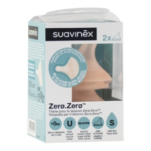 Suavinex Zéro.Zéro Tétine Anti-Colique Débit Lent +0 mois