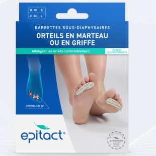 EPITACT - Barrettes Sous-Diaphysaires - 1 paire Taille L Homme