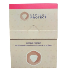 Capteur Protect - Patch Adhésif Rose Pour Capteur de Glycémie x4