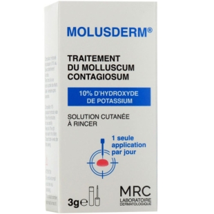 MOLUSDERM - Traitement Molluscum Contagiosum 3g - Grimberg