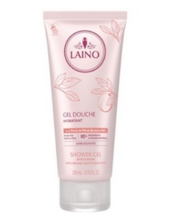 LAINO Gel Douche à la puple de Pêche Blanche Bio (200 ml)