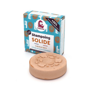 LAMAZUNA Shampooing solide Cheveux secs Huile de prune BIO (70 ml)