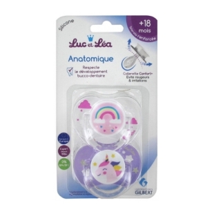 LUC ET LEA Duo Sucettes Symétriques 18MOIS+ 