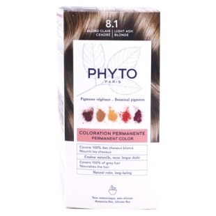 Phyto Paris Coloration Permanente 8.1 Blond Clair Cendré