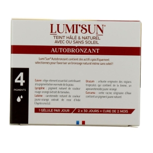  NAT&FORM - Lumi'sun Autobronzant - 2x30 gélules - 2 mois