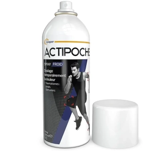ACTIPOCHE - Spray Froid Soulage Temporairement la Douleur - 400 ml  - Recommandé en cas de coups et contusions, notamment en cas de traumatismes chez le sportif.