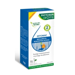 Brûlures d'estomac et Remontées Acides (15 sachets) Phytosun Aroms