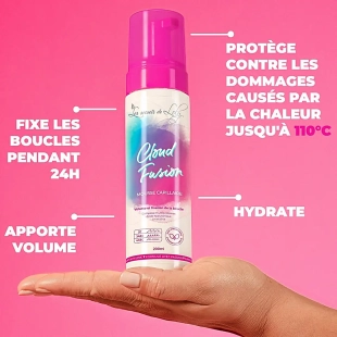 Coffret Les Secrets de Loly Volume et Définition avec mousse Cloud Fusion, gelée Boost Curl et vaporisateur Rainbow Mist idée cadeau beauté