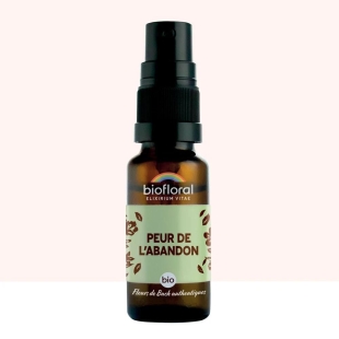 BIOFLORAL Spray Peur de l'abandon - Fleurs de Bach Bio