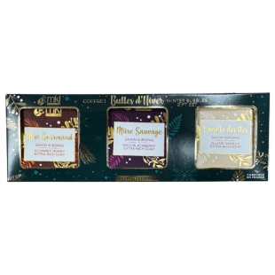MKL - Coffret Bulles d'Hiver - 3 Savons Surgras