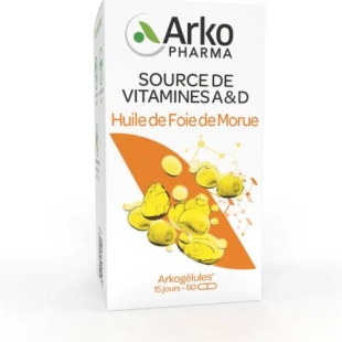 ARKOGELULES - Huile de Foie de Morue - Boite de 60/220 Gélules