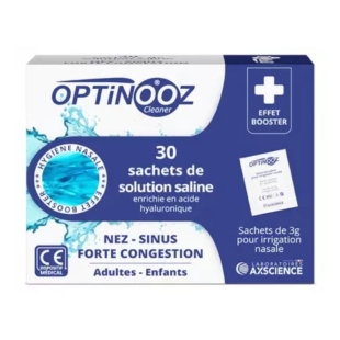 OPTINOOZ Cleaner - 30 Sachets de Solution Saline (3g)