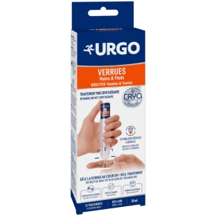 URGO - VERRUES Mains et Pieds - Traitement par Cryothérapie - 38 ml