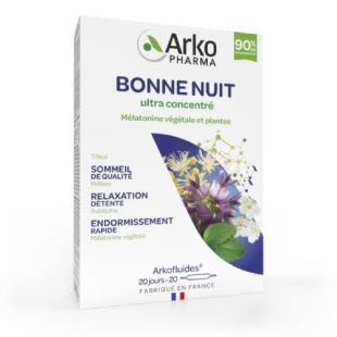 ARKOFLUIDES BIO - Bonne Nuit  Arkopharma - 20 ampoules