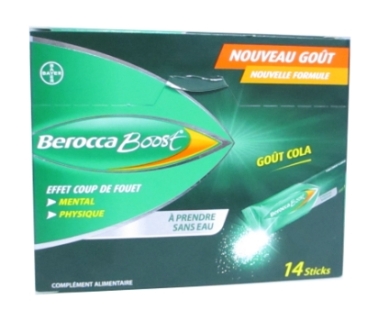 BEROCCA BOOST Goût COLA (14 sticks)