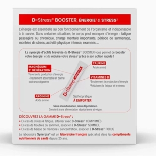 D-STRESS Booster - Energie Physique et Mentale - 30 sachets