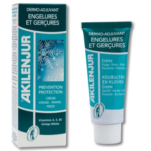 AKILENJUR - Engelures et Gerçures - Crème visage, mains et pieds - 75 ml