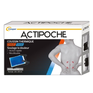 ACTIPOCHE - Coussin Thermique Chaud Froid - Grand Modèle 20 x 30 cm