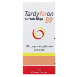 TARDYFERON B9 - Carence en Fer - Boite 30 comprimés