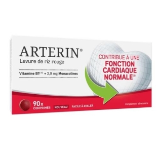 ARTERIN Levure de Riz Rouge 90 comprimés