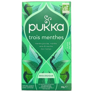 PUKKA - Tisane Trois Menthes - 20 sachets