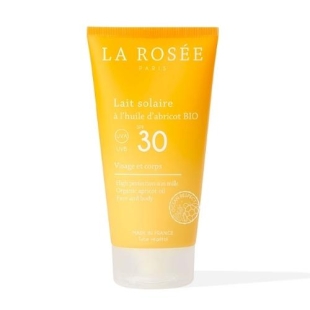 La Rosée Lait Solaire à l'Huile Abricot Bio SPF30 150 ml
