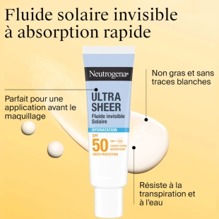 NEUTROGENA - Ultra Sheer Invisible Fluide Hydratation SPF 50 - 50ml