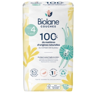 BIOLANE - Couches Ecologiques Taille 4 - 44 Couches