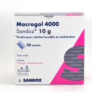 SANDOZ 10G (MACROGOL 4000) 20 sachets - Gôut Orange Pamplemousse