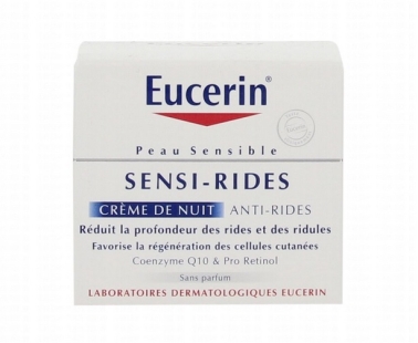 EUCERIN - Sensi-rides Crème de NUIT Anti-rides pot 50 ml