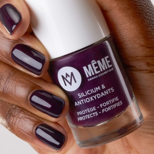 MÊME Cosmetics - Vernis à Ongles au Silicium, Aubergine 10 ml