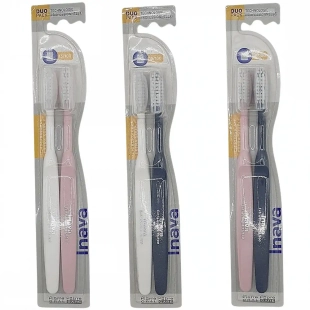 INAVA - Brosses à Dents Chirurgicale extra-souple 15/100 - Lot de 2