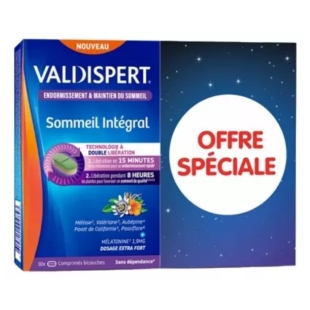 VALDISPERT - Sommeil Intégrale - 2x30 comprimés bicouche