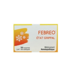 FEBREO Etat Grippal Homéopathie (50 comprimés)