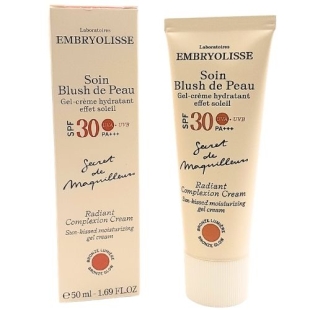 EMBRYOLISSE - Soin Blush de Peau Bronze SPF30 Gel-Crème hydratant- Crème de jour hydratante effet soleil - 50 ml
