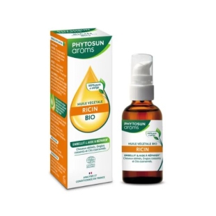 PHYTOSUN AROMS - Huile Végétale Ricin BIO - Flacon-pompe 50ml