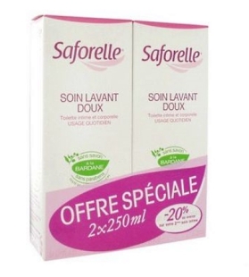 SAFORELLE Soin Lavant Doux (lot de 2x250ml) PROMO
